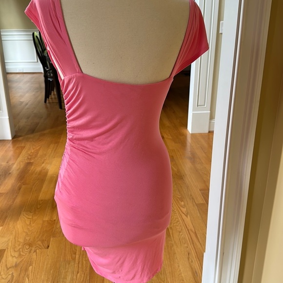 Lovers + Friends Adena Mini Dress in Flamingo Pink S - Picture 7 of 8